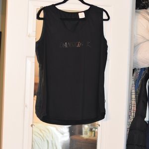Black sleeveless